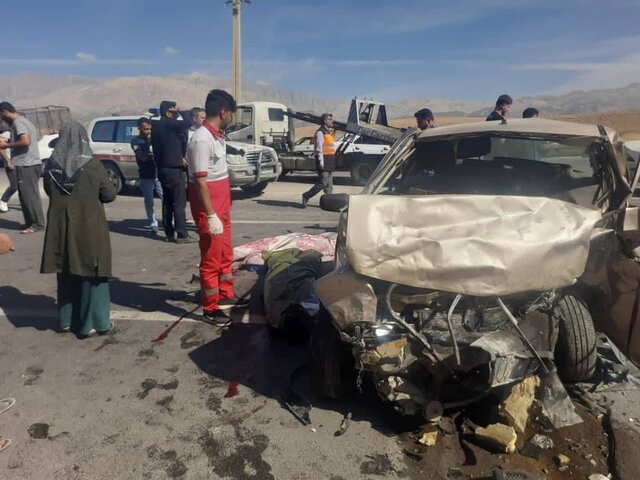۲ کشته و ۵ مصدوم در تصادف ۳ خودرو در کمربندی یاسوج
