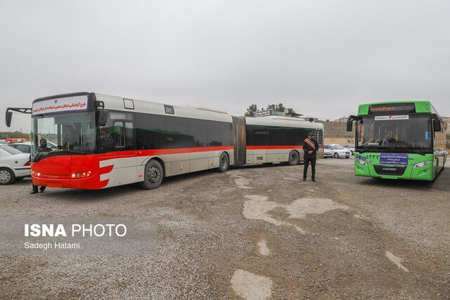 عکس تزئینی است آمادگی کامل ناوگان حملونقل زنجان برای خدماترسانی به زائران اربعین