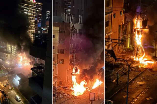 حملات موشکی گسترده حزبالله به قلب فلسطین اشغالی/ فرودگاه بنگوریون تعطیل شد حملات موشکی گسترده حزبالله به قلب فلسطین اشغالی/ فرودگاه بنگوریون تعطیل شد