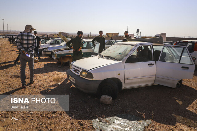 عکس آرشیوی است مزایده ۵۰۰ دستگاه وسیله نقلیه مرتبط با جرائم مواد مخدر در یزد