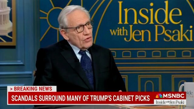 باب وودوارد، خبرنگار مشهور روزنامه واشنگتن پست باب وودوارد: ترامپ با گزینههایش برای کابینه به مردم آمریکا توهین کرده است