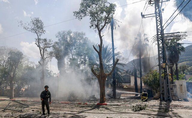 خسارتهای وارد شده به شهرک اشغالی کریات شمونه خسارت سنگین حملات حزبالله به شهرکهای شمال فلسطین اشغالی