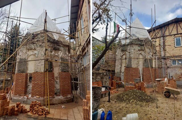 شیوه مرمت امامزاده محمدتقی در رودهن، شهرستان دماوند، تهران وضعیت مرمت امامزاده ۷۰۰ ساله