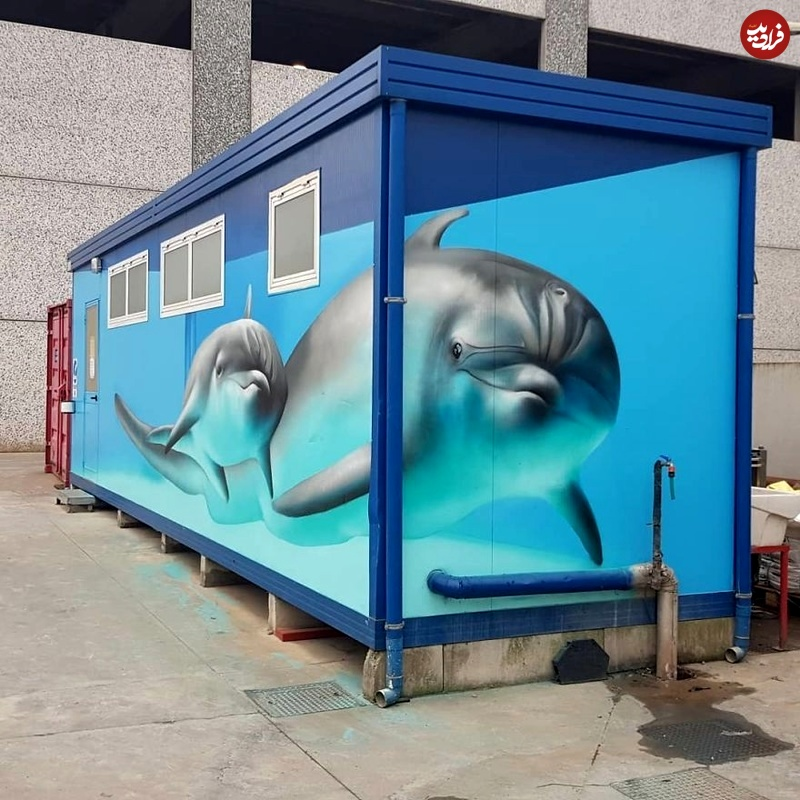 عکس/نقاشیهای متفاوتی که خیابانها را زنده میکنند