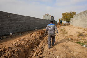 برخورد با انشعابات غیرمجاز آب در روستای گمیزدر - مشهد