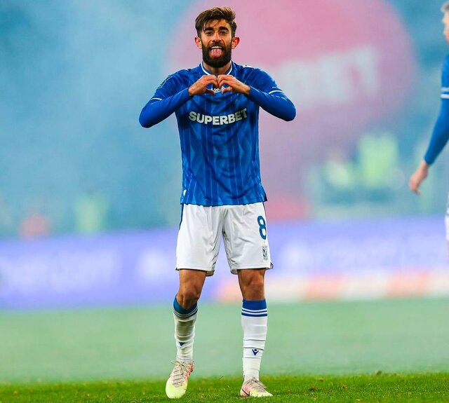 علی قلیزاده شکست هیرنفین در حضور جهانبخش و پیروزی لخ پوزنان با گل قلیزاده