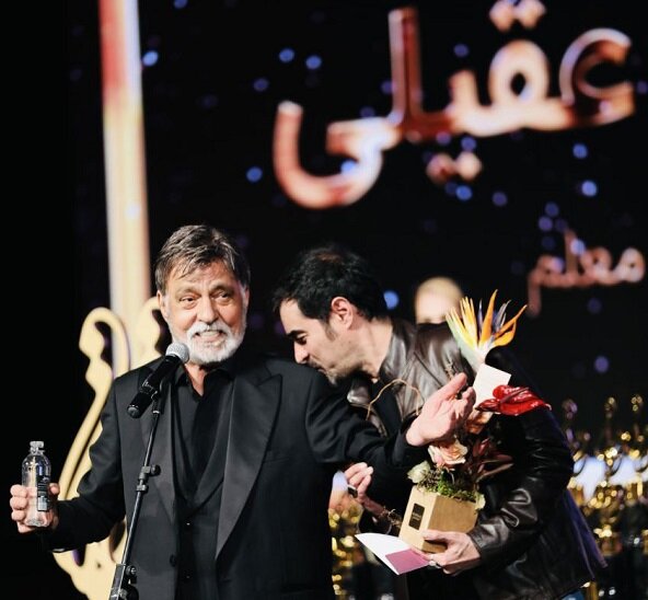 شهاب حسینی و مرتضی عقیلی گردهمایی سینماییها برای «حافظ» / احترام ویژه شهاب حسینی به مرتضی عقیلی