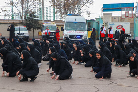 برگزاری مانور زلزله در مدارس زنجان