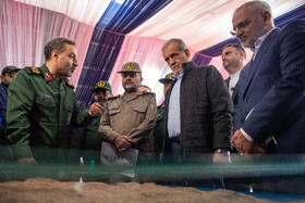 حضور مسعود پزشکیان، رئیس جمهور در آئین بهرهبرداری از ۲۰ هزار طرح محرومیتزادیی بسیج سازندگی