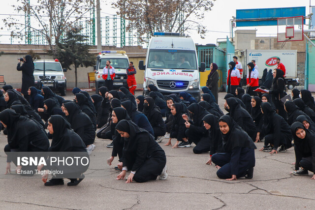 مانور سراسری زلزله و ایمنی در مدارس کشور برگزار می‌شود