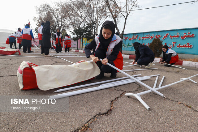 عکس تزئینی است برگزاری مانور زلزله در مدارس کرمانشاه