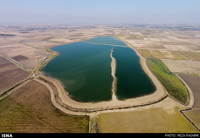 عکس تزئینی ست فرونشست در نزدیک روستای گرجی بسطام/ اجرای تعادلبخشی سفرههای زیرزمینی در شاهرود
