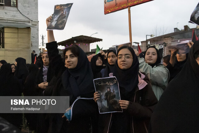 برگزاری شام شهادت سردار جنگل در مسجد سلیمانداراب