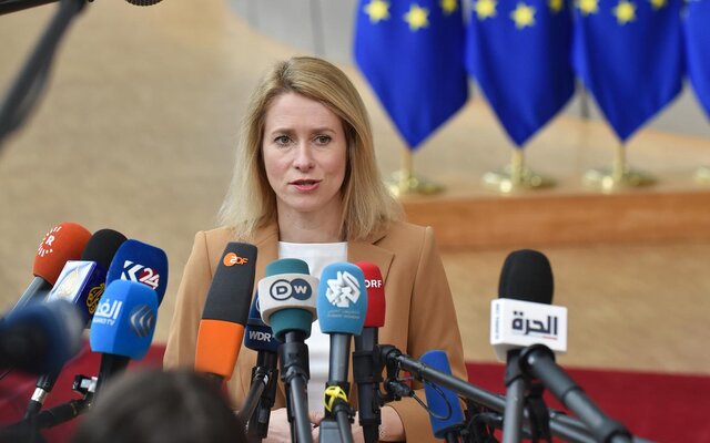 کایا کالاس اعلام آمادگی اتحادیه اروپا برای کاستن از تحریمهای سوریه