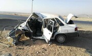 ۶ مصدوم و ۱ جان باخته بر اثر تصادف ساندرو و پراید در جاده مرگ
