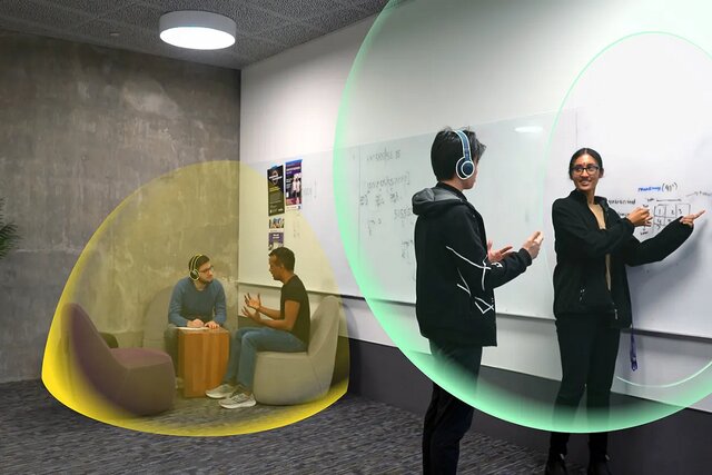 هدفون مجهز به هوش مصنوعی حبابی از سکوت ایجاد میکند هدفون مجهز به هوش مصنوعی حبابی از سکوت ایجاد میکند