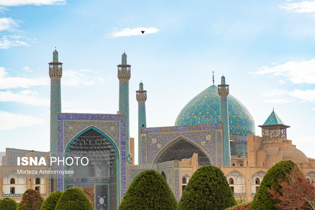 نقوش رقصان و پیچان بیهمتای مسجدی در دل نقشجهان