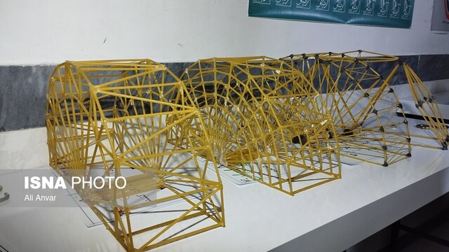 برگزاری مسابقه دانشجویی سازههای ماکارونی در اردبیل