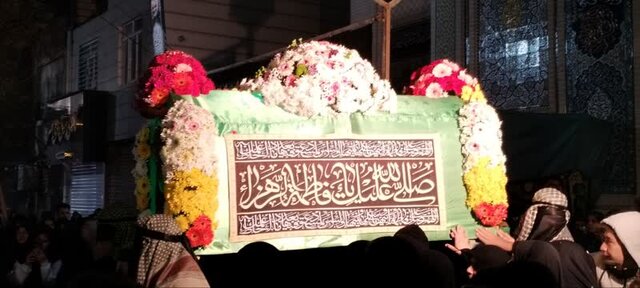 تشییع نمادین حضرت زهرا (س) در شهر مقدس پیشوا برگزار شد تشییع نمادین حضرت زهرا (س) در شهر مقدس پیشوا برگزار شد