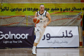 دیدار تیم های بسکتبال اصفهان ذوب آهن و گلنور