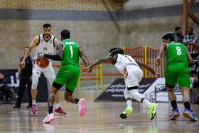 دیدار تیم های بسکتبال اصفهان ذوب آهن و گلنور