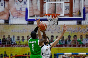 دیدار تیم های بسکتبال اصفهان ذوب آهن و گلنور