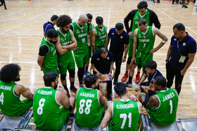 دیدار تیم های بسکتبال اصفهان ذوب آهن و گلنور