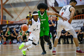 دیدار تیم های بسکتبال اصفهان ذوب آهن و گلنور