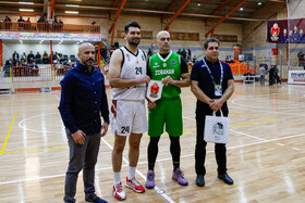 دیدار تیم های بسکتبال اصفهان ذوب آهن و گلنور