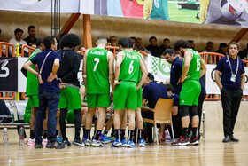 دیدار تیم های بسکتبال اصفهان ذوب آهن و گلنور