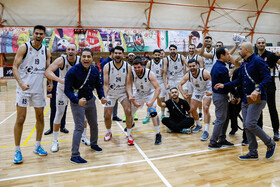 دیدار تیم های بسکتبال اصفهان ذوب آهن و گلنور