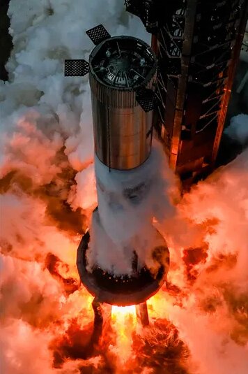 آزمایش تقویتکننده موشک «استارشیپ» در آستانه هفتمین پرواز