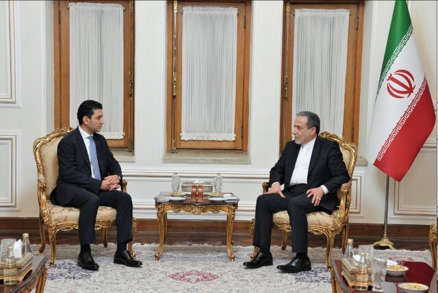 دیدار سفیر جدید ارمنستان در ایران  با عراقچی دیدار سفیر جدید ارمنستان در ایران  با عراقچی