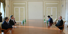 دیدار علی‌اف با رئیس آیپک