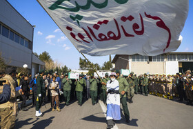 استقبال از پیکر ۲ شهید مدافع حرم و شهید حسین دهقانی در کرمان