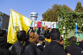 استقبال از پیکر ۲ شهید مدافع حرم و شهید حسین دهقانی در کرمان