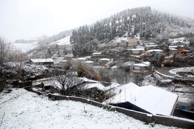 بارش برف در شهرستان سوادکوه