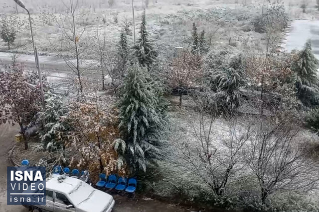 ویدیو/ بارش برف پاییزی در شهر بارانهای نقرهای ویدیو/ بارش برف پاییزی در شهر بارانهای نقرهای