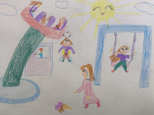 کودکان با نقاشیهایشان با ما حرف میزنند