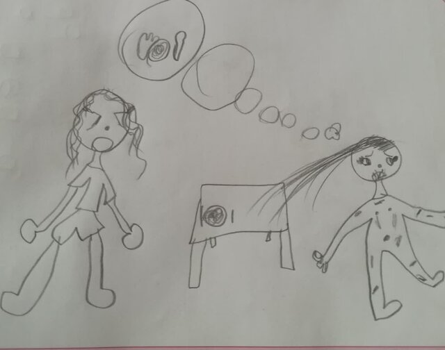 کودکان با نقاشیهایشان با ما حرف میزنند