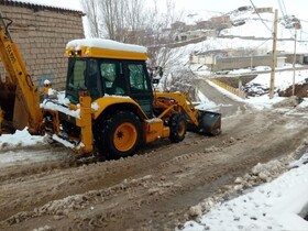 برف‌روبی و بازگشایی راه‌های روستایی استان اردبیل در حال انجام است