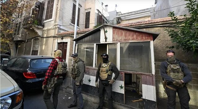 سفارت فرانسه در دمشق ورود هیات فرانسوی به دمشق