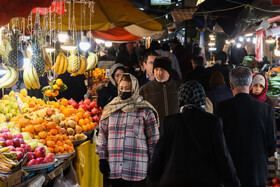 تب و تاب شب یلدا در بازار رشت