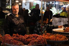 تب و تاب شب یلدا در بازار رشت