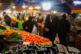 تب و تاب شب یلدا در بازار رشت