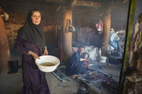 خانواده روستایی در دهستان احمدفداله از توابع شهرستان دزفول