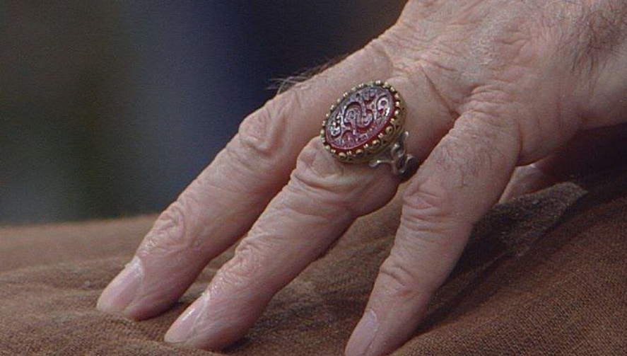 عکس/نقش متفاوت انگشتری رهبر انقلاب در دیدار امروز