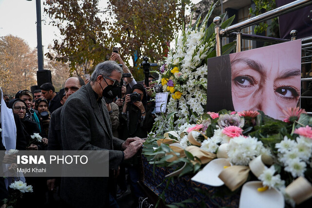 ژاله علو بدرقه پیکر «شوکت» هنر ایران / «ژاله علو مرگ ندارد»