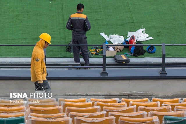 «نیوکمپ» با خاک یکسان و ساخته شد/ «آزادی» همچنان در دست تعمیر!