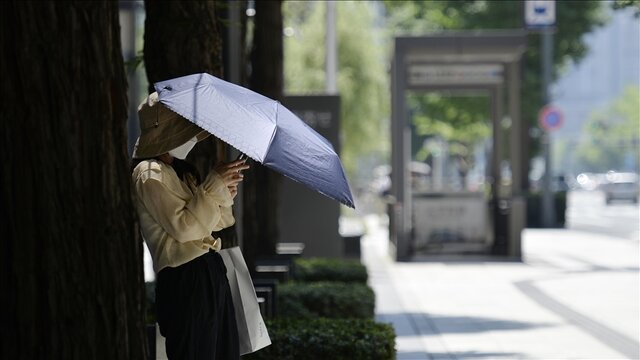 عکس آرشیوی است گرمای بیسابقه در مناطقی از ژاپن